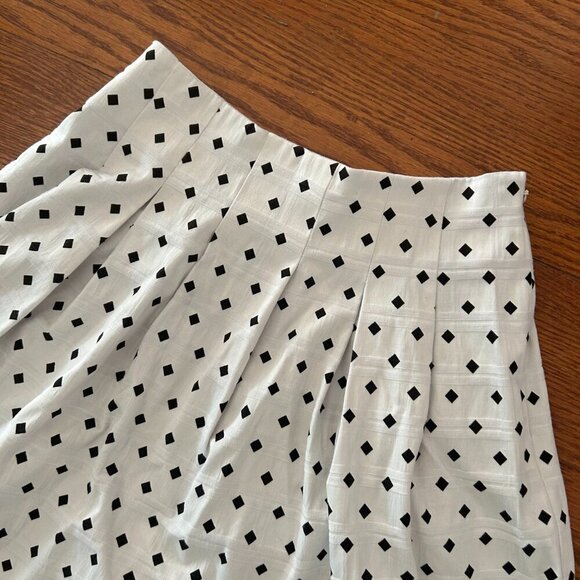 Banana Republic Jacquard Pleated Mini Skirt Size 0 - Picture 4 of 13